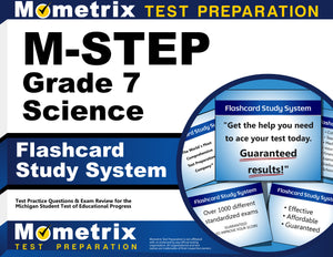 M-STEP Grade 7 Science Flashcard Study System
