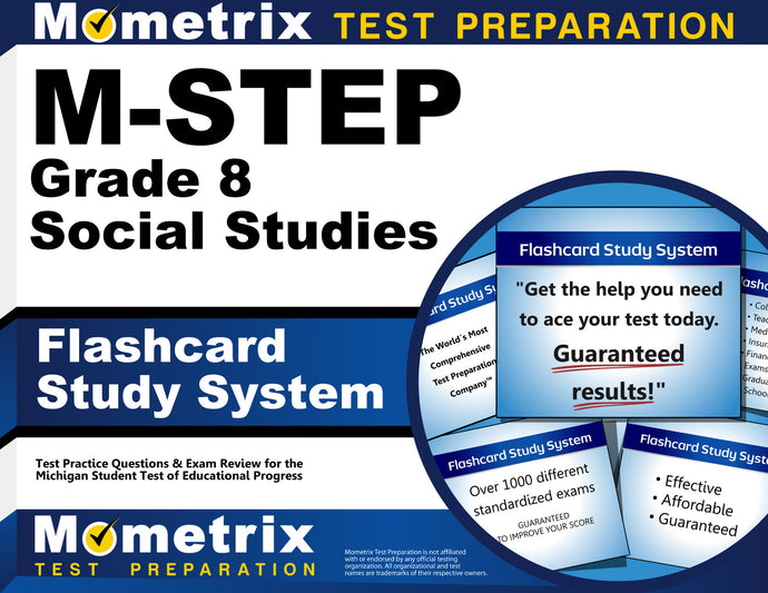M-STEP Grade 8 Social Studies Flashcard Study System
