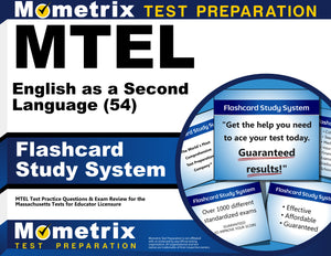 MTEL English as a Second Language (54) Flashcard Study System