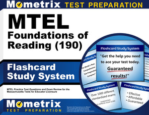 MTEL Foundations of Reading (190) Flashcard Study System