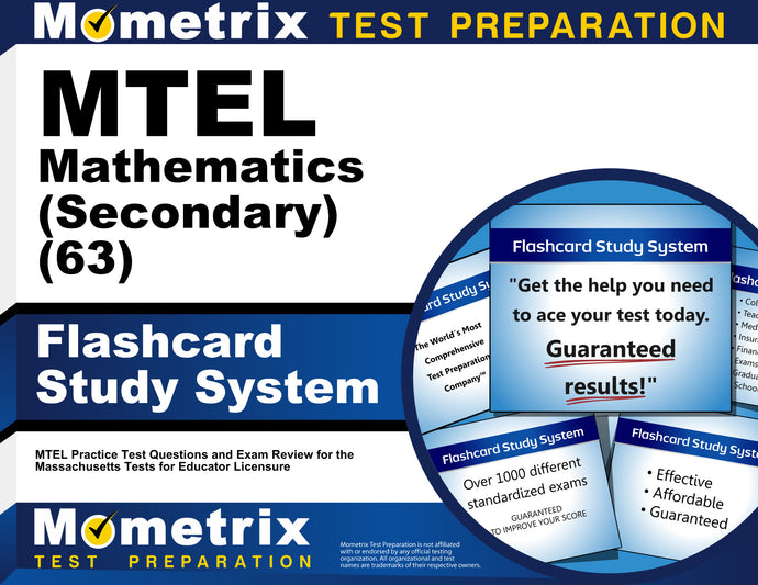 MTEL Mathematics (Secondary) (63) Flashcard Study System