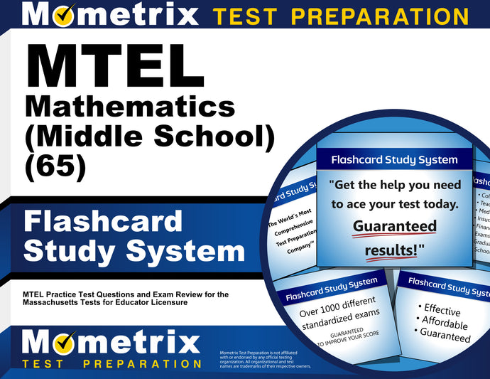 MTEL Mathematics (Middle School) (65) Flashcard Study System