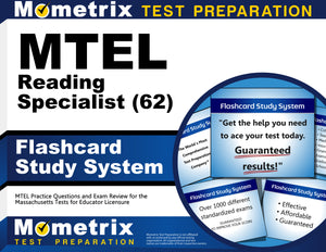 MTEL Reading Specialist (62) Flashcard Study System