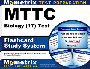 MTTC Biology (17) Test Flashcard Study System