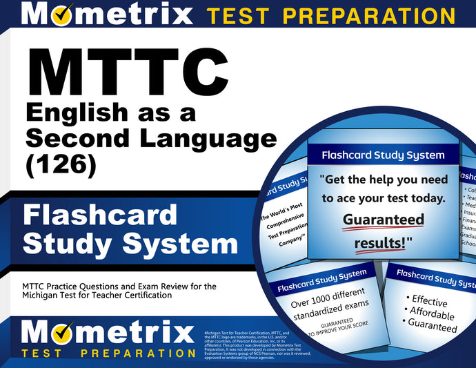 MTTC English as a Second Language (126) Flashcard Study System