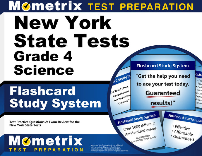 New York State Tests Grade 4 Science Flashcard Study System