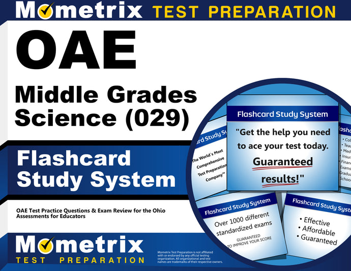 OAE Middle Grades Science (029) Flashcard Study System