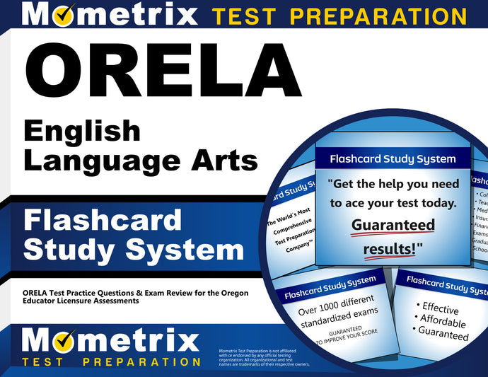ORELA English Language Arts Flashcard Study System