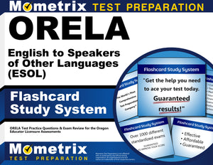 ORELA English to Speakers of Other Languages (ESOL) Flashcard Study System