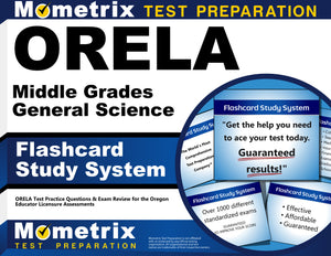 ORELA Middle Grades General Science Flashcard Study System