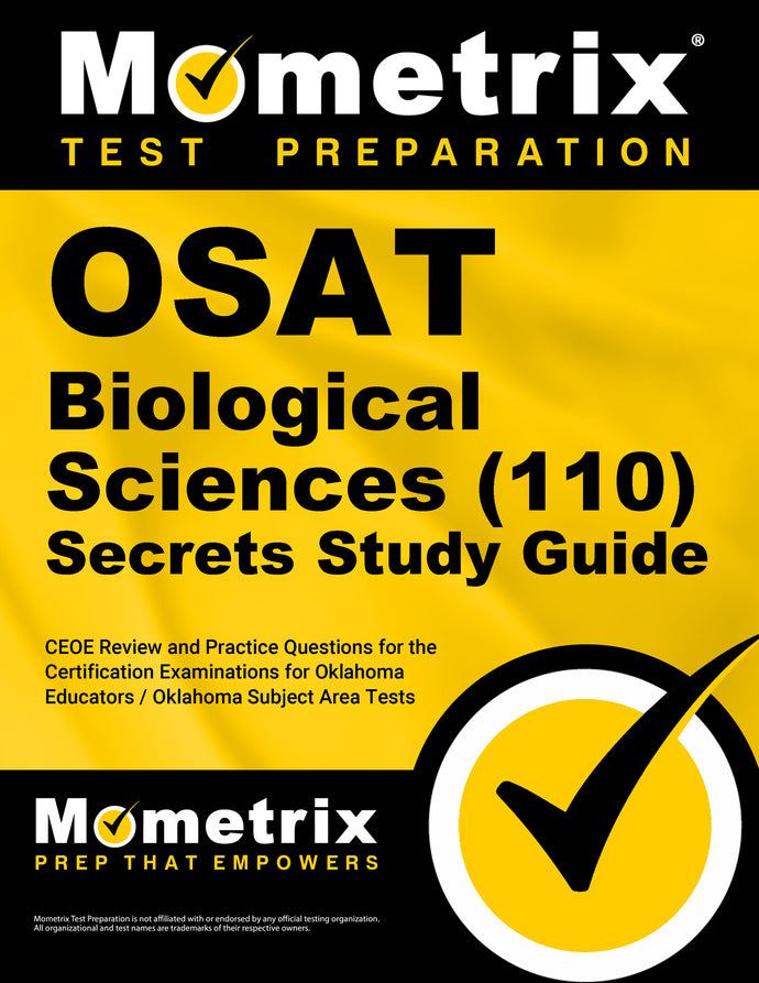 OSAT Biological Sciences (110) Secrets Study Guide