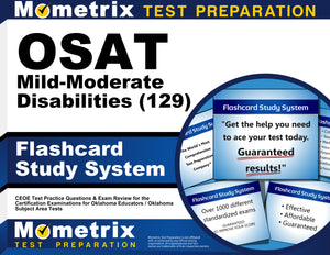 OSAT Mild-Moderate Disabilities (129) Flashcard Study System