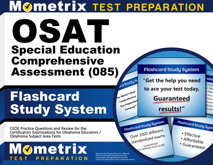 OSAT Special Education Comprehensive Assessment (085) Flashcard Study System