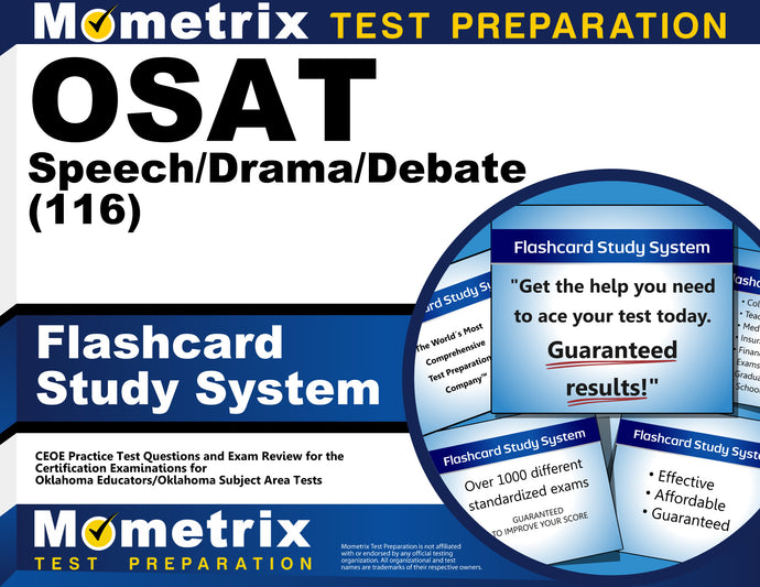 OSAT Speech/Drama/Debate (116) Flashcard Study System