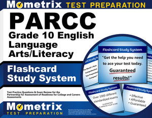 PARCC Grade 10 English Language Arts/Literacy Flashcard Study System