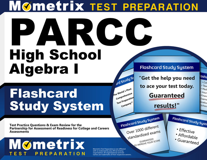 PARCC High School Algebra I Flashcard Study System