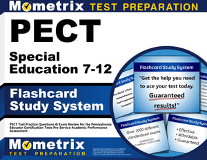 PECT Special Education 7-12 Flashcard Study System