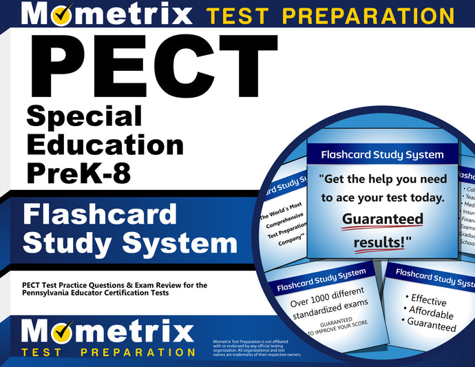 PECT Special Education PreK-8 Flashcard Study System