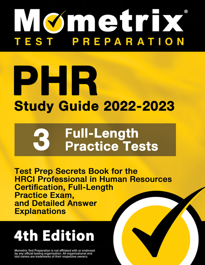 PHR Study Guide 2022-2023 - Test Prep Secrets Book [4th Edition]