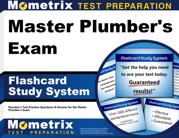 Master Plumber's Exam Flashcard Study System
