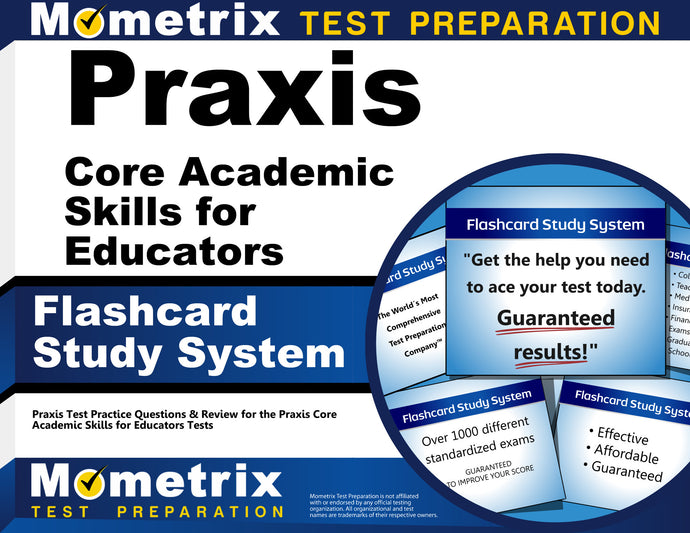 Praxis Core Academic Skills for Educators Exam Flashcard Study System
