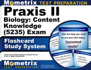 Praxis II Biology: Content Knowledge (5235) Exam Flashcard Study System