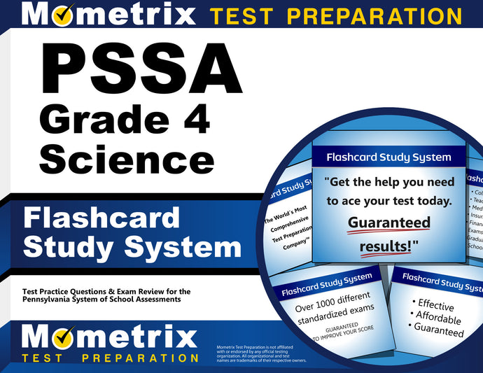 PSSA Grade 4 Science Flashcard Study System