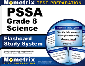 PSSA Grade 8 Science Flashcard Study System