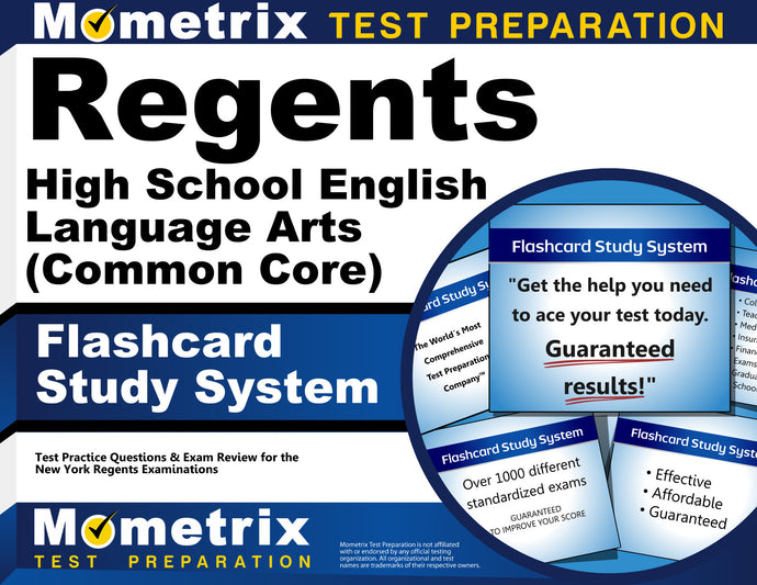 Regents High School English Language Arts (Common Core) Exam Flashcard Study System