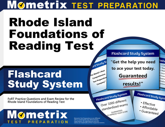 Rhode Island Foundations of Reading Test Flashcard Study System