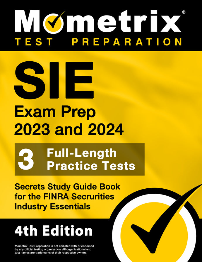 SIE Exam Prep 2023 and 2024 - Secrets Study Guide Book [4th Edition]