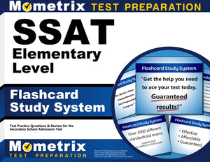 SSAT Elementary Level Flashcard Study System