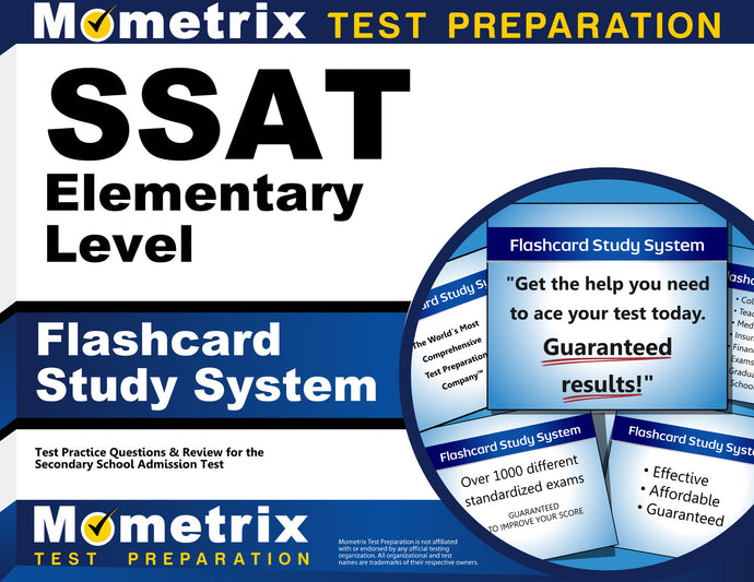 SSAT Elementary Level Flashcard Study System