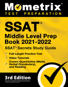 SSAT Middle Level Prep Book 2021-2022 - SSAT Secrets Study Guide [3rd Edition]