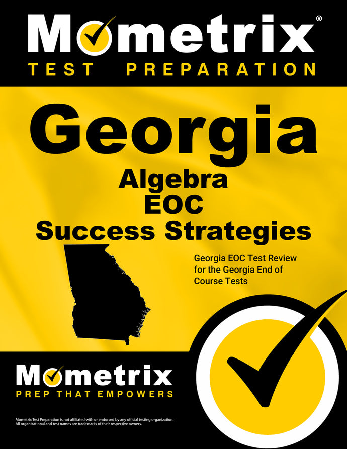 Georgia Algebra EOC Success Strategies Study Guide