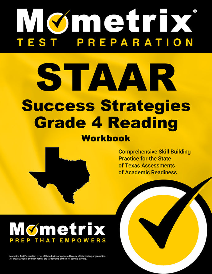 STAAR Success Strategies Grade 4 Reading Workbook Study Guide