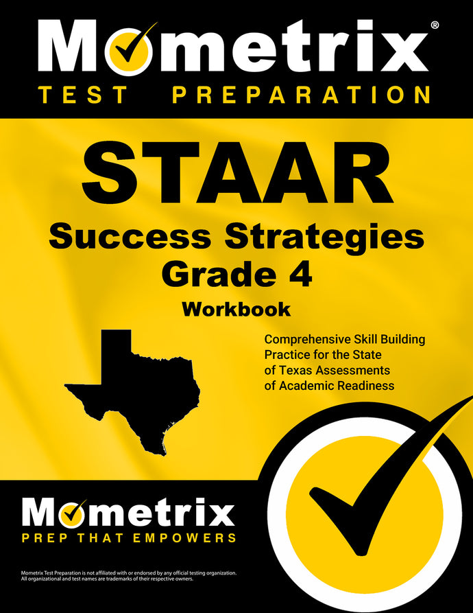 STAAR Success Strategies Grade 4 Workbooks Study Guide