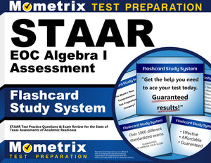 STAAR EOC Algebra I Assessment Flashcard Study System