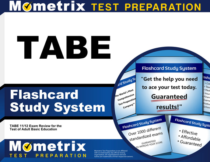 TABE 11 and 12 Flashcard Study System