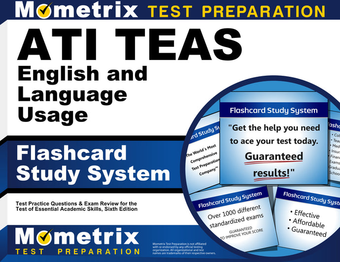 ATI TEAS English and Language Usage Flashcard Study System