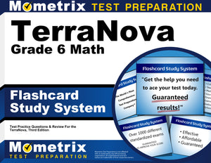 TerraNova Grade 6 Mathematics Flashcard Study System