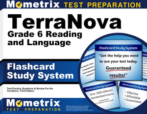 TerraNova Grade 6 Reading and Language Flashcard Study System