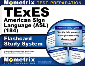 TExES American Sign Language (ASL) (184) Flashcard Study System