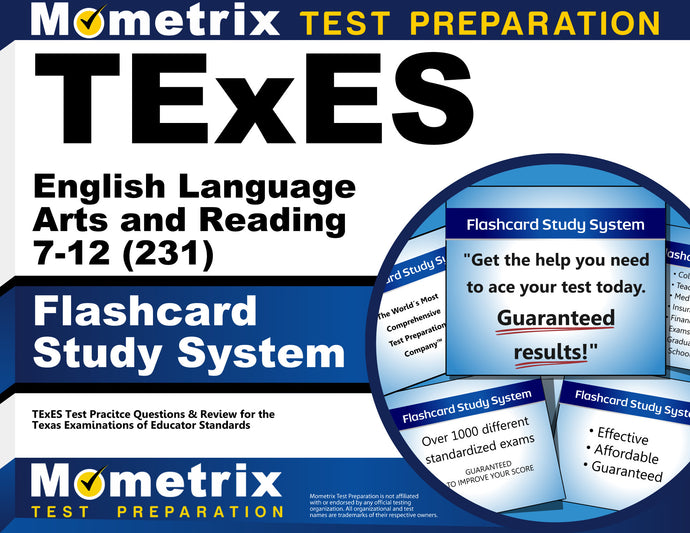 TExES English Language Arts and Reading 7-12 (231) Flashcard Study System