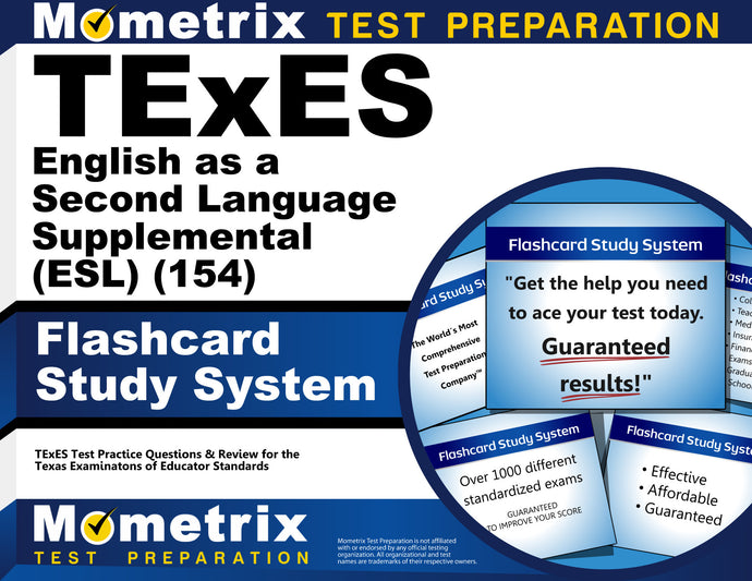 TExES English as a Second Language Supplemental (ESL) (154) Flashcard Study System
