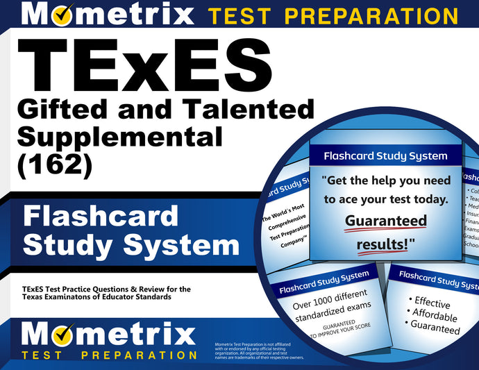 TExES Gifted and Talented Supplemental (162) Flashcard Study System