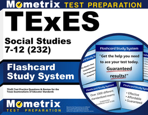 TExES Social Studies 7-12 (232) Flashcard Study System