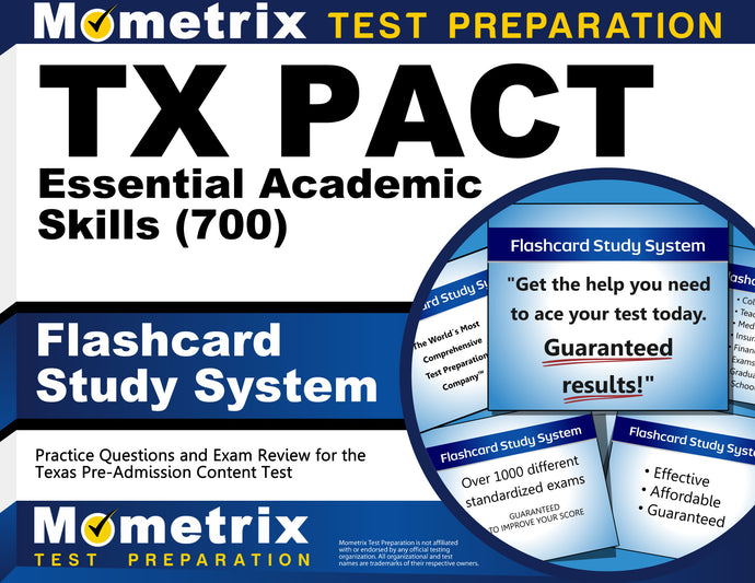 TX PACT Essential Academic Skills (700) Flashcard Study System