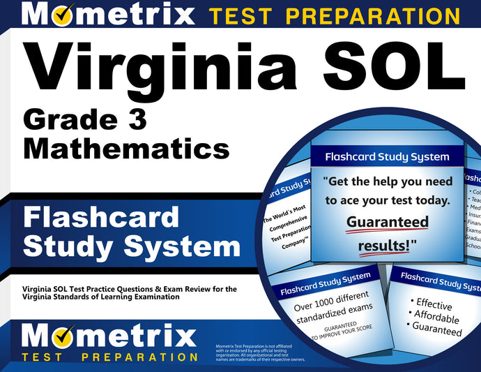 Virginia SOL Grade 3 Mathematics Flashcard Study System