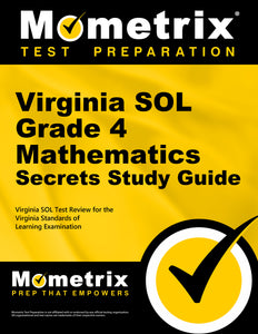 Virginia SOL Grade 4 Mathematics Secrets Study Guide